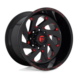 Fuel – D638 VORTEX – Black – 20″x12″ -44mm – Summer Wheels – D63820201747